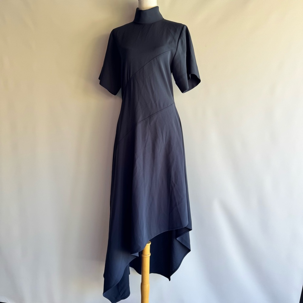 G. Label By GOOP Ren Asymmetrical-Hem Dress - sz 6 - Picture 3 of 9